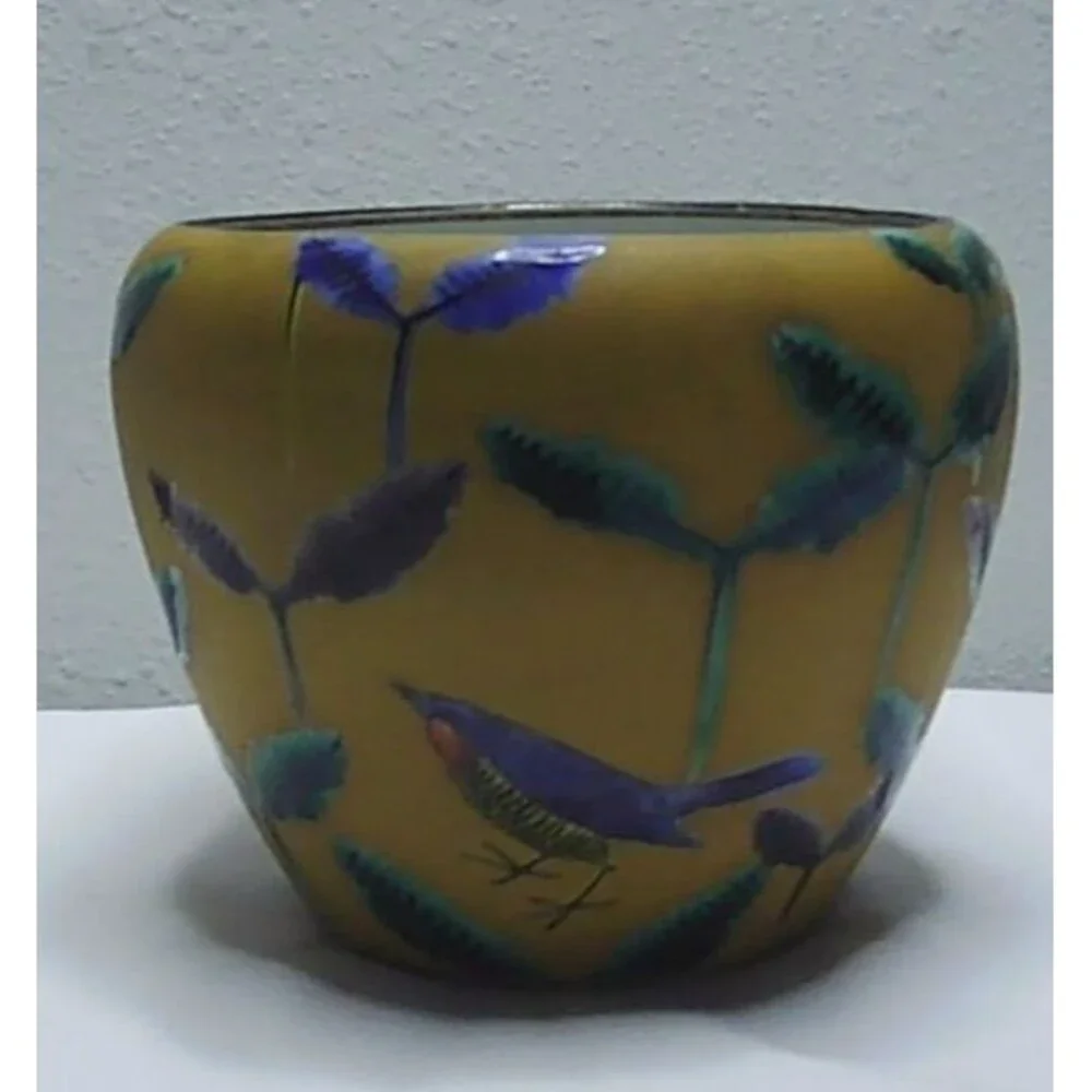 Antique Japanese Kutani Porcelain Vase – Meiji/Taisho Period, 1868-1926) Birds